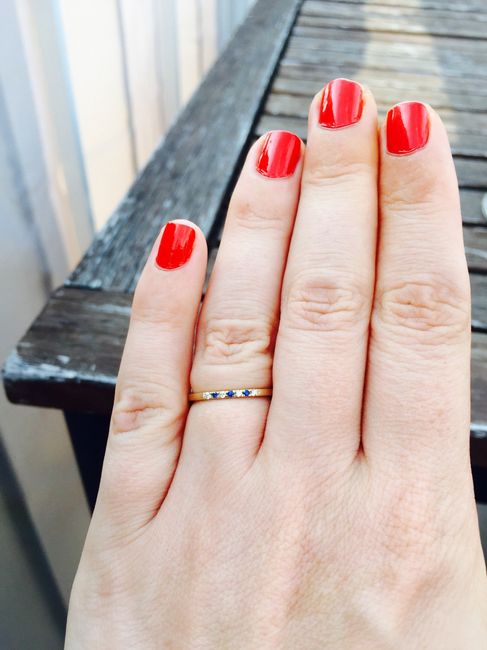 Rings with alt. Gemstone color and/or engravings?