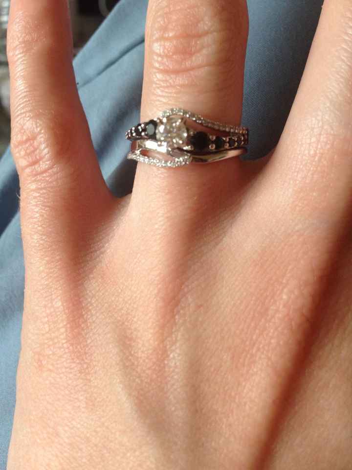 Picked out my wedding band today!! Pics