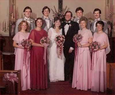 Following through on my threat  - couple of wedding pics from 1984
