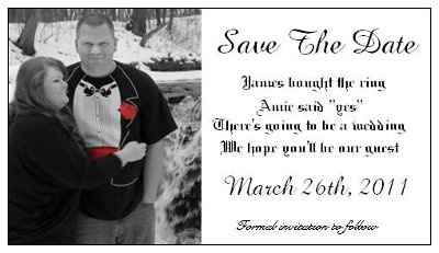 DIY Save the Date Photo Magnets (PICS)