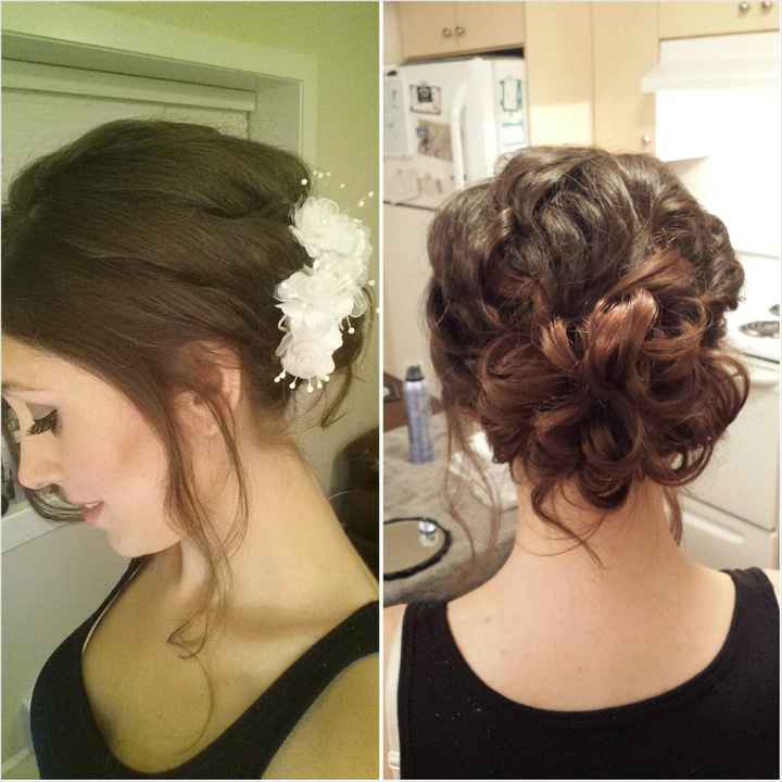 Hair and makeup trial(with pics)