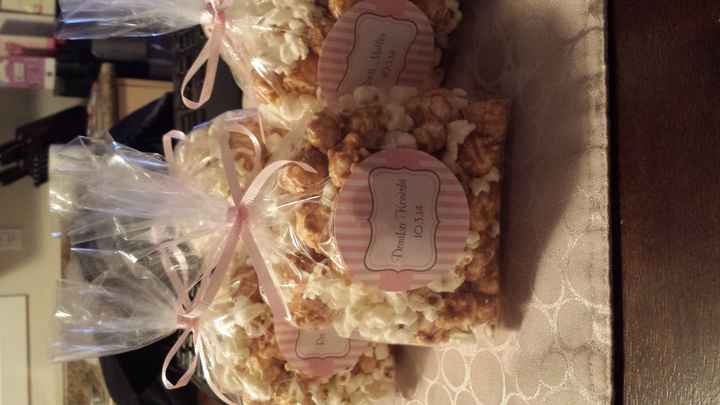 Wedding favor show off