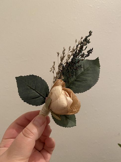 My navy blue, fall inspired diy bouquet! 2