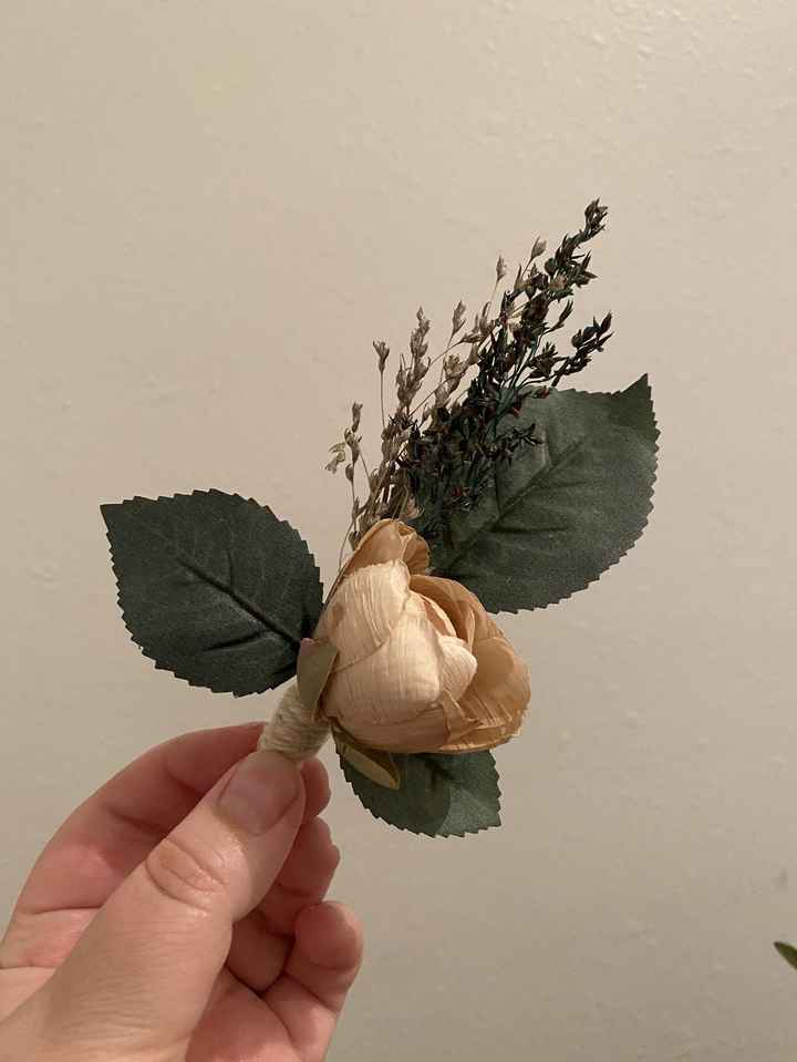 My navy blue, fall inspired diy bouquet! - 2
