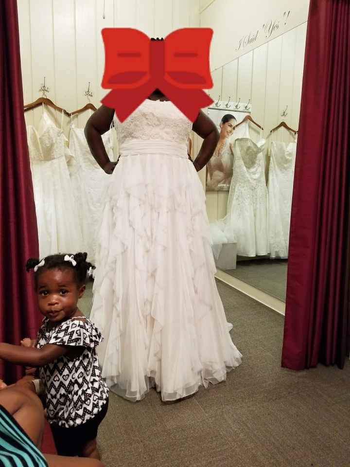 What was the most unique dress you tried on? Pics?