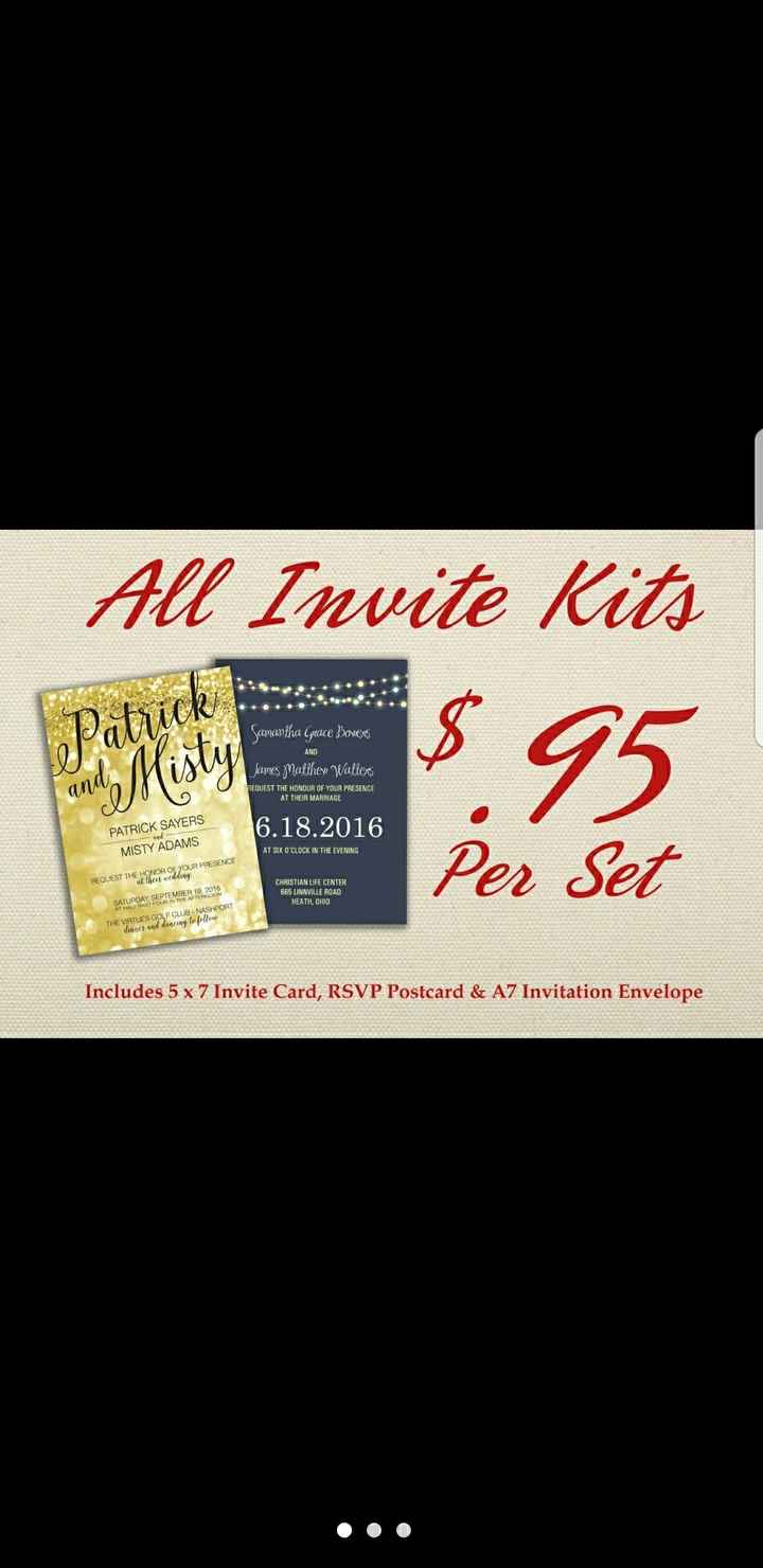  Wedding Invitations - 1