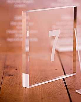 Glass/Engraved Table Numbers-- where??