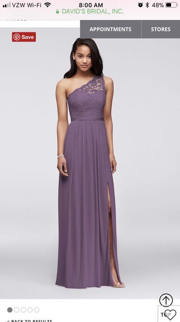 Share your bridesmaid's dresses? - 1