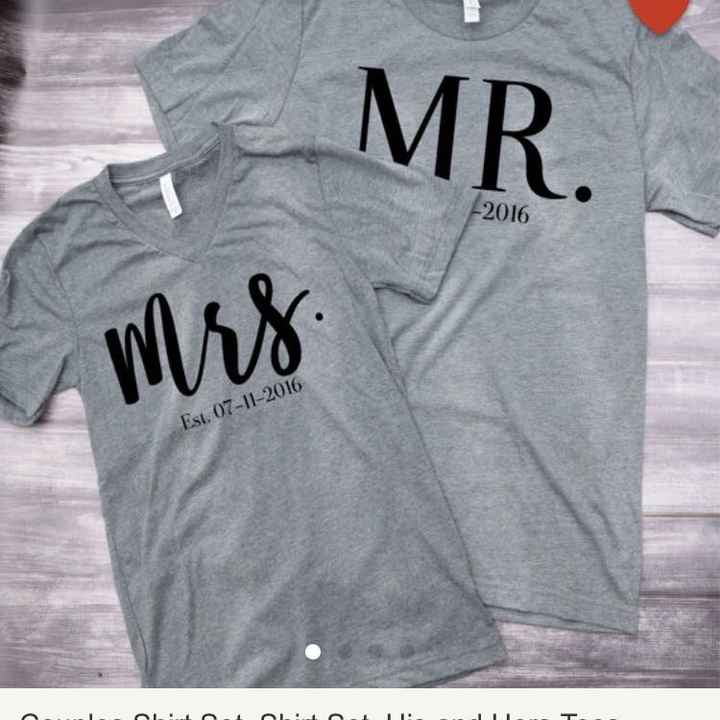 Anybody get honeymoon shirts?