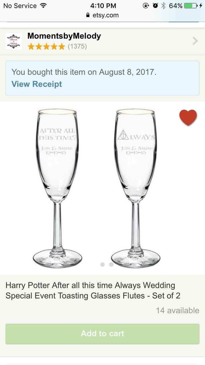 Star Wars/Harry Potter Wedding Ideas