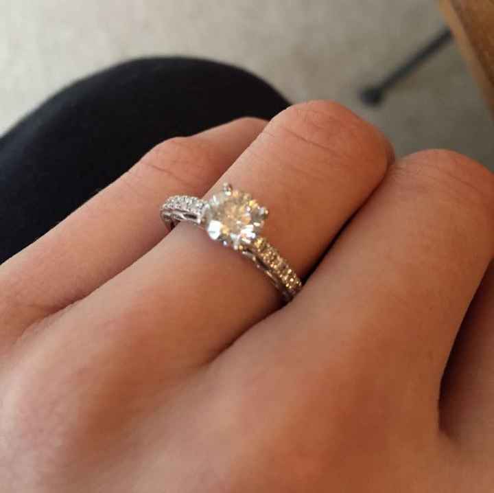 Let's see those rings! And for the Mrs lets see the bands with it ! I LOVE seeing everyone's bling:)