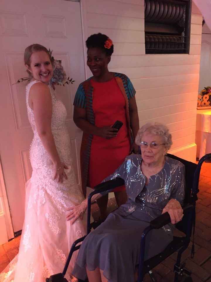 My 98 yr old gradmother, her caregiver, and I 