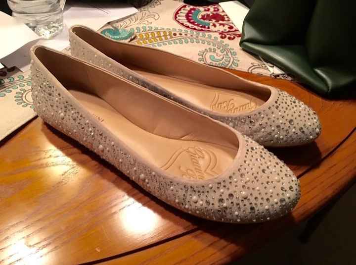 Flats for wedding day