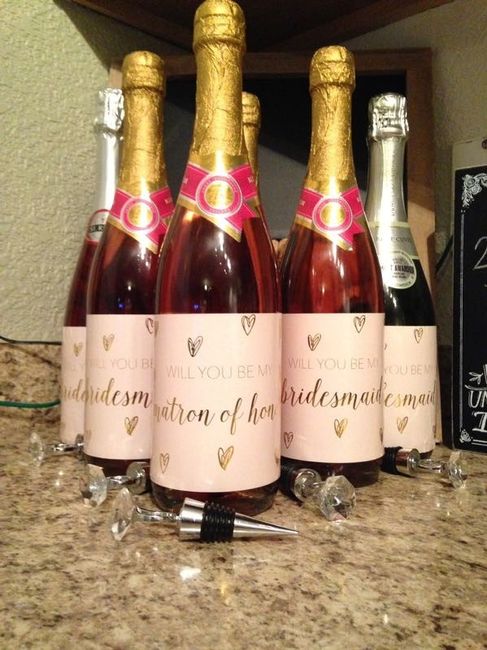 Bridesmaid/maid of honor proposal ideas and GO!