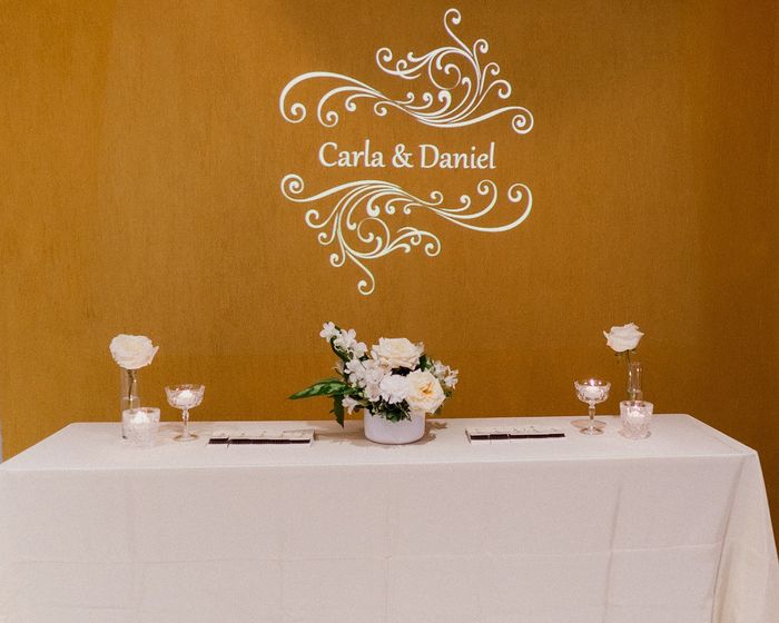 Wedding Welcome table