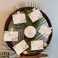 Tropical Elegant Bicycle wheel seating chart