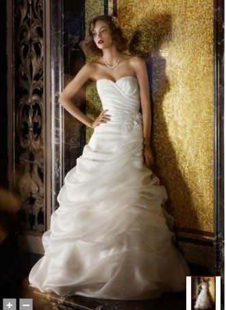 dress with layered skirt that fans out like flower petals