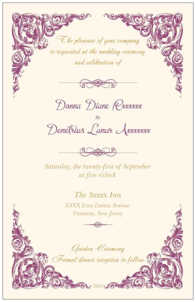 I fell for a traditional invite...really? lol (pic)