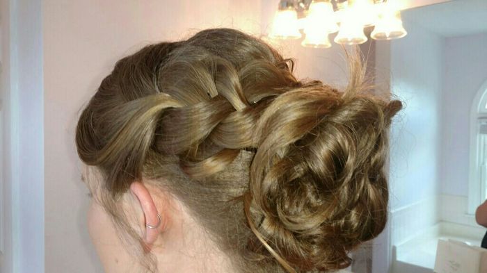 Let's see your hair do for the wedding