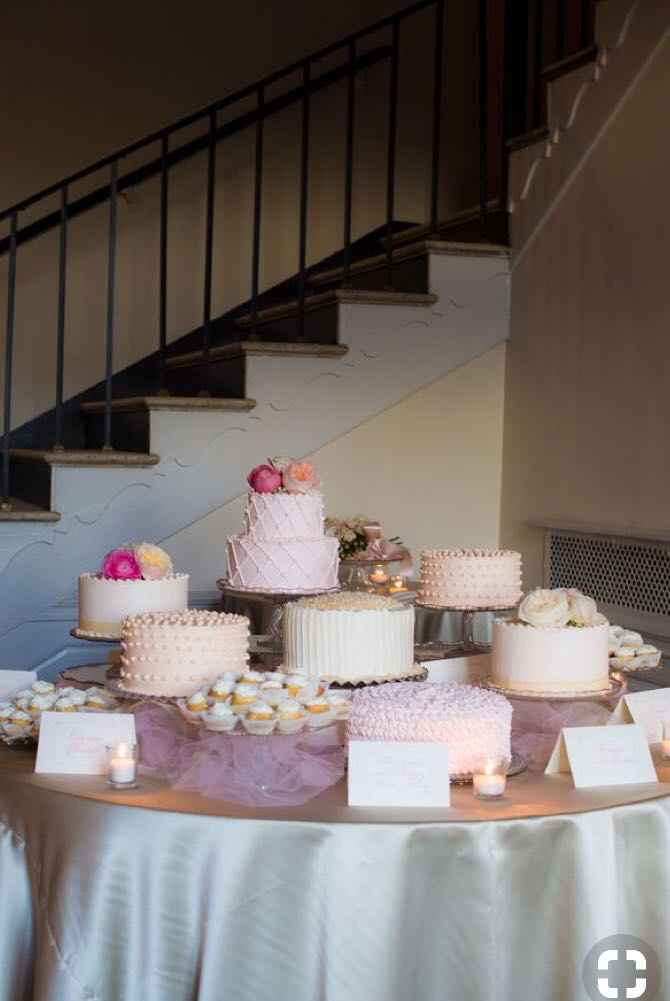  Deconstructed wedding cake with flavors? - 1