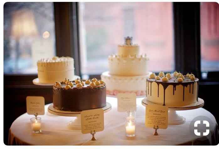  Deconstructed wedding cake with flavors? - 2