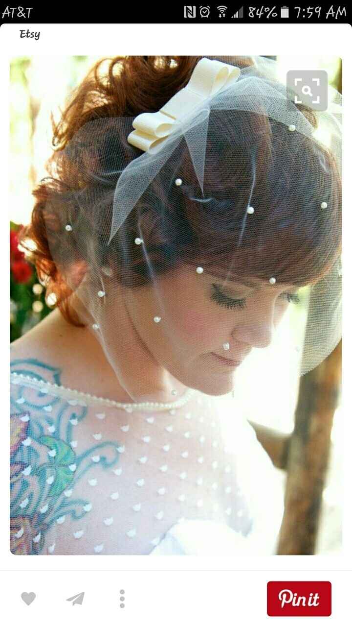 Having trouble with veil and hair