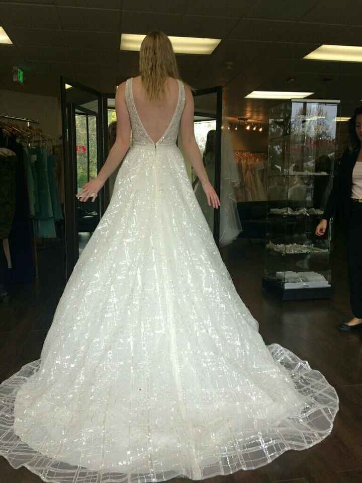 I just wanted to say, I said yes to my dress!