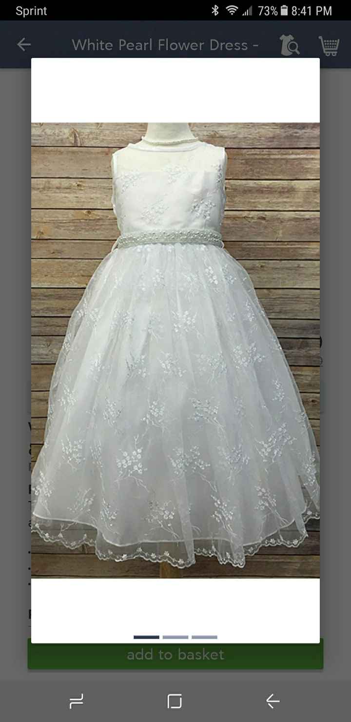 Flowers dresses on a snowy day - 1