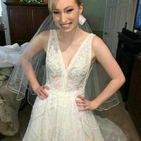 Tried my gown on again!