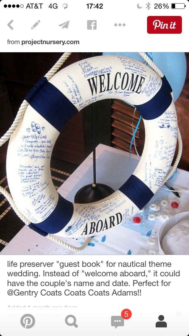 Creative item for guests to sign? Show me yours!