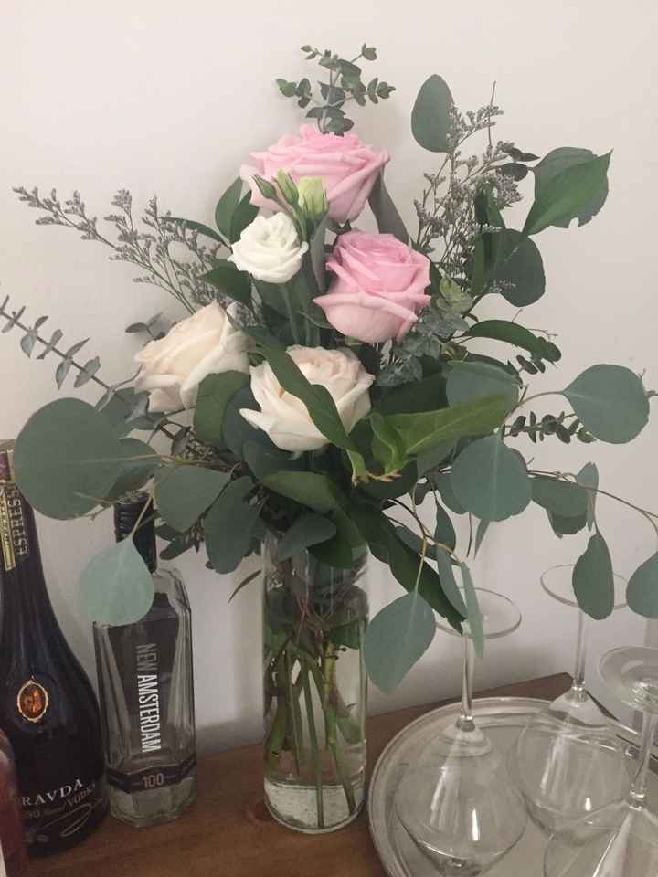 Centerpiece trial from florist