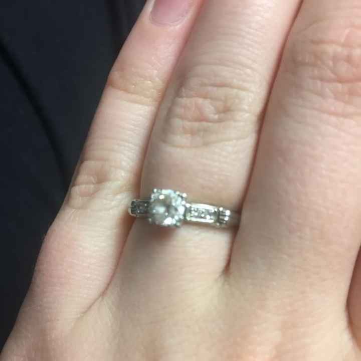 Lets see those beautiful engagement rings