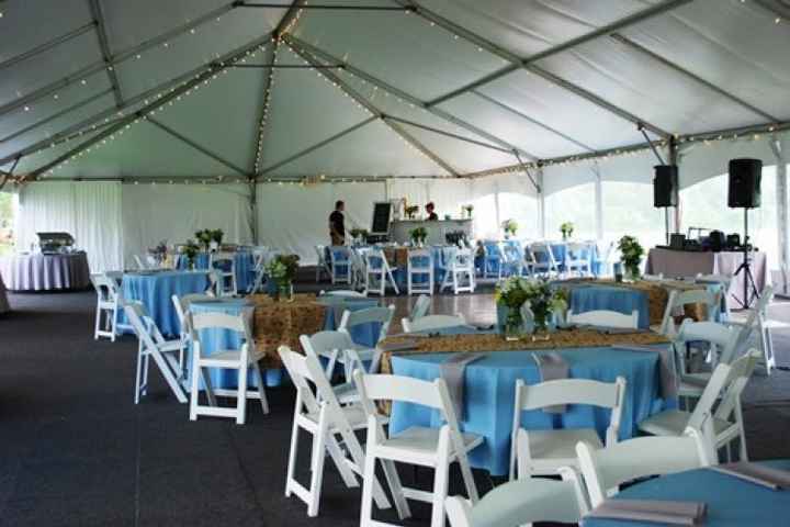 Reception tent for outdoor wedding: Which looks better?