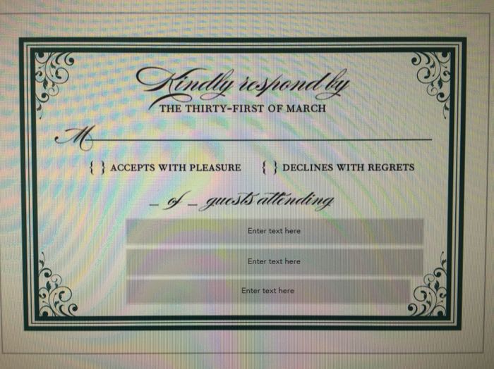 Help please (invite wording) and opinions