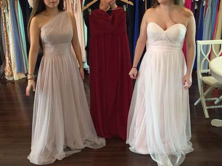 Said yes to my dress, but can't choose MOH/BMs