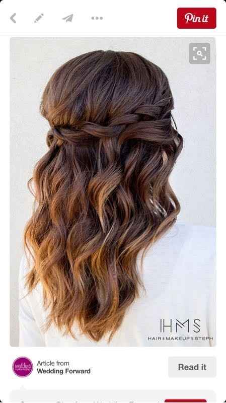 wedding hair