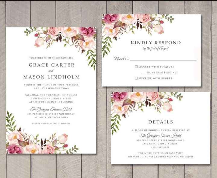 Let's see your invites!