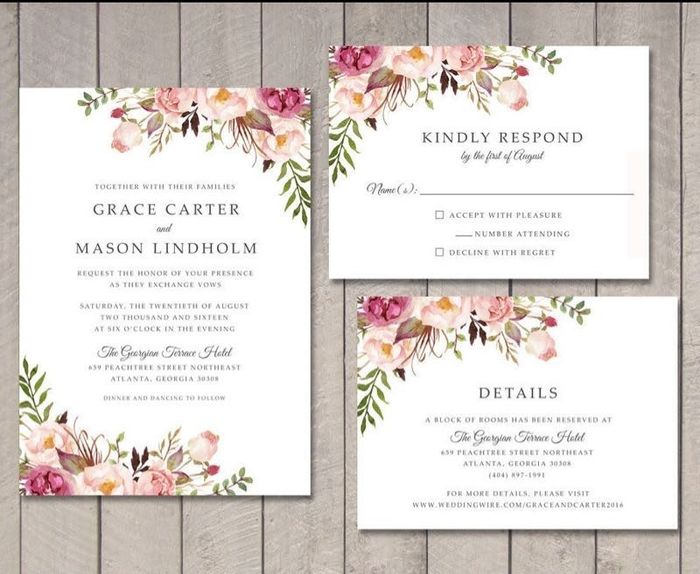 Let's see your invites!