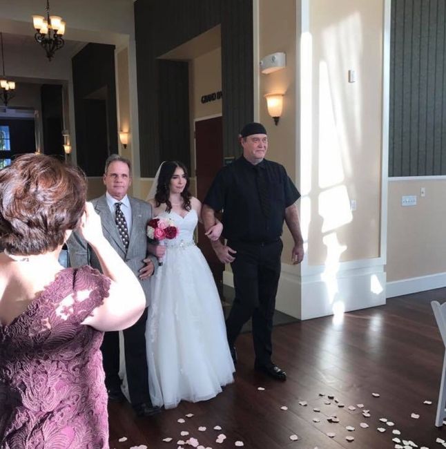 Who is walking you down the aisle?