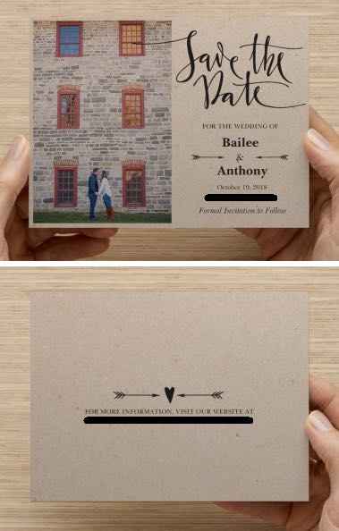 Need Opinions on Save the Dates! - 1