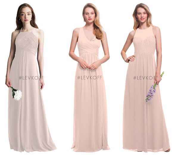 3 bridesmaids- best option for dresses? - 1