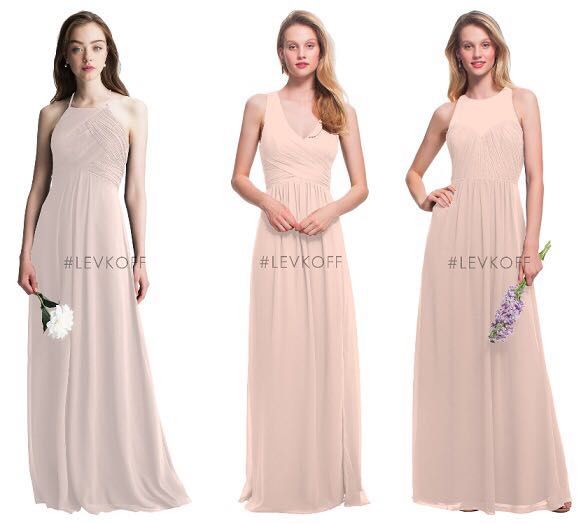 3 bridesmaids- best option for dresses? - 1