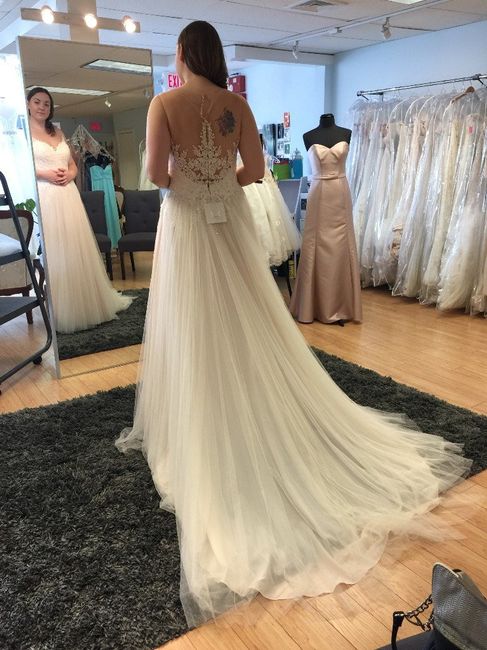 My dress from the back