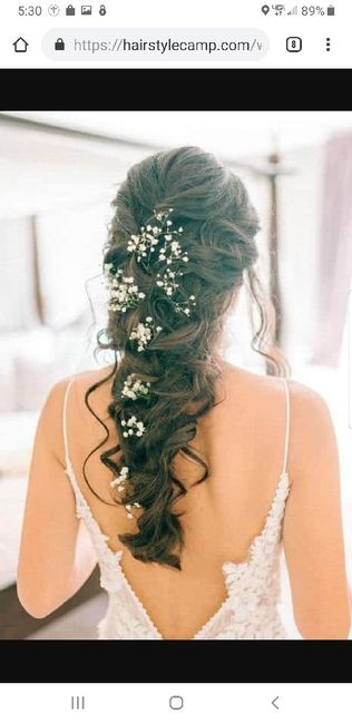 Second guessing wedding hair 4