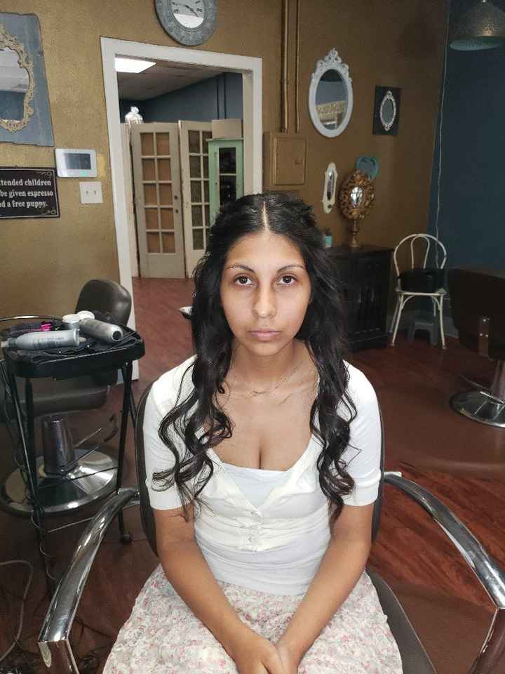 Second guessing wedding hair - 3