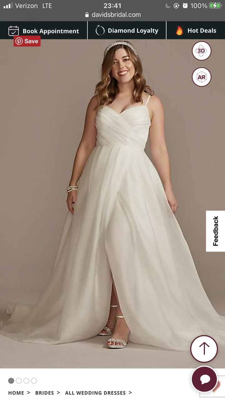 Beach Elopement Wedding Dress - 1