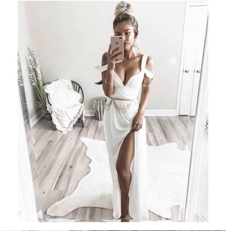 Beach Elopement Wedding Dress - 1