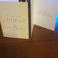 bridal party proposal!