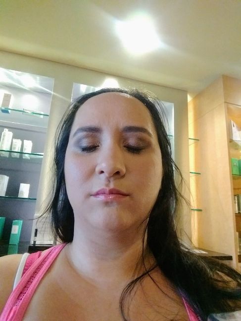 Hair and makeup trial pics 1