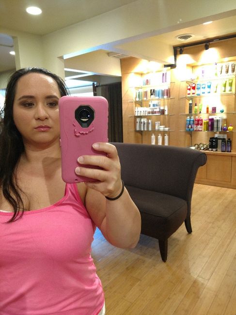 Hair and makeup trial pics 2